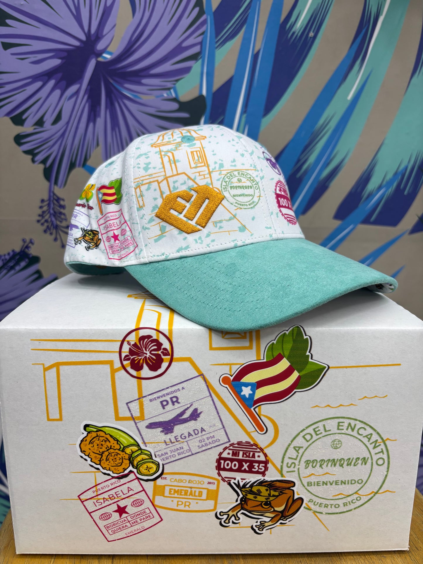 Bienvenidos Suede Curved Visor Snap Back EDICIÓN LIMITADA