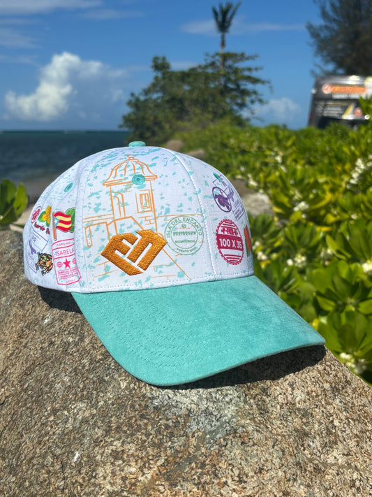 Bienvenidos Suede Curved Visor Snap Back EDICIÓN LIMITADA