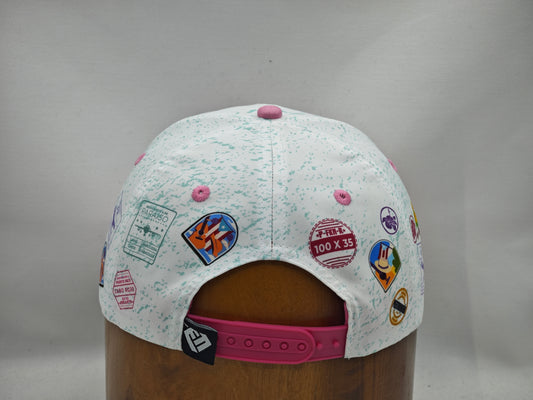 Bienvenidos Suede PINK Curved Visor Snap Back Limited *LAST RUN*