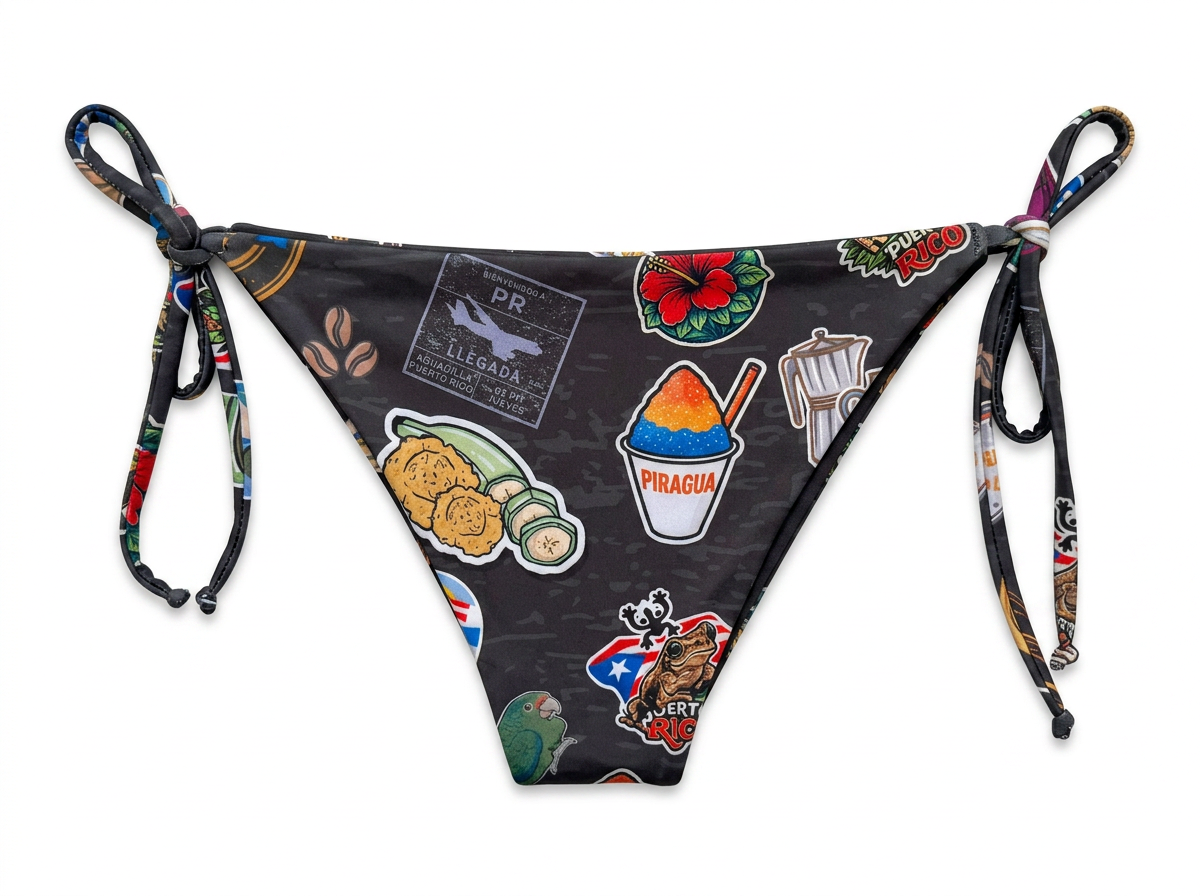 Bienvenidos 2.0 Bikini sold by Piece (REVERSIBLE)