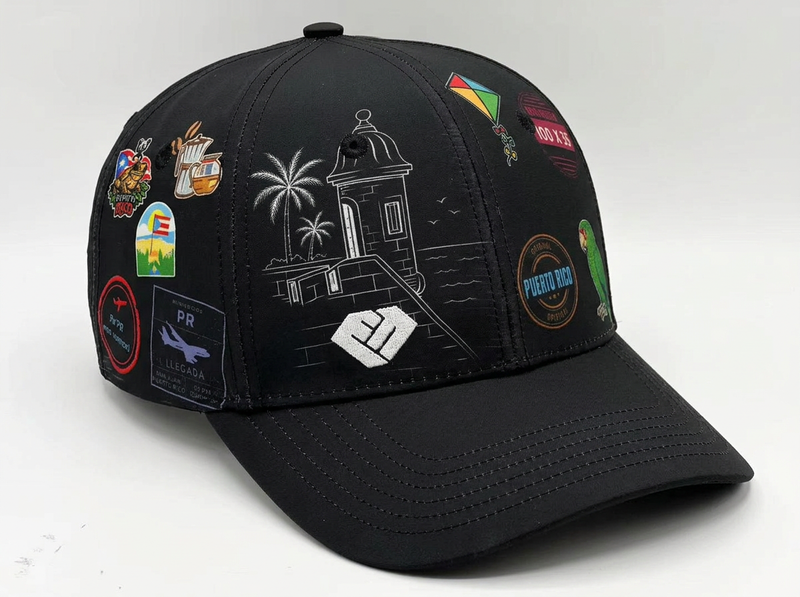 Bienvenidos 2.0 Curved Black Visor Snap Back