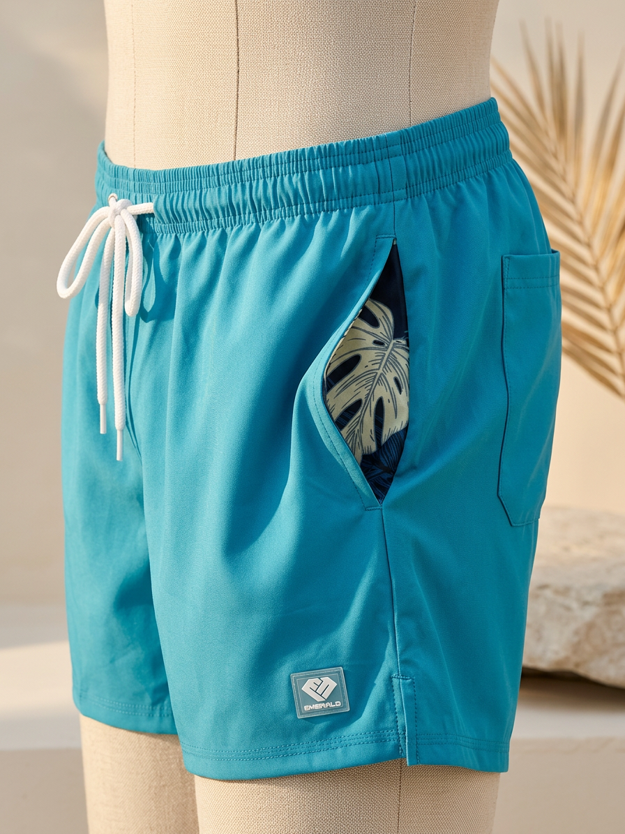 Swim Shorts – Highlight Blue Edition