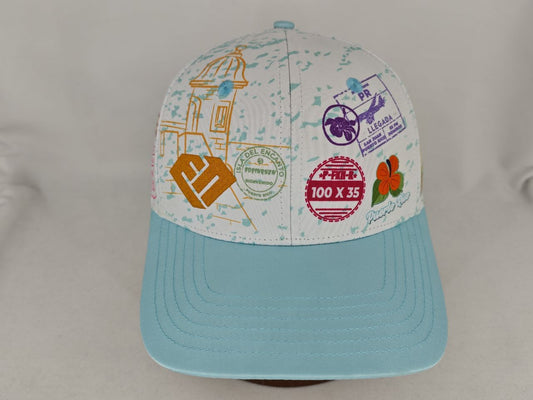 Bienvenidos Snap Back curved visor