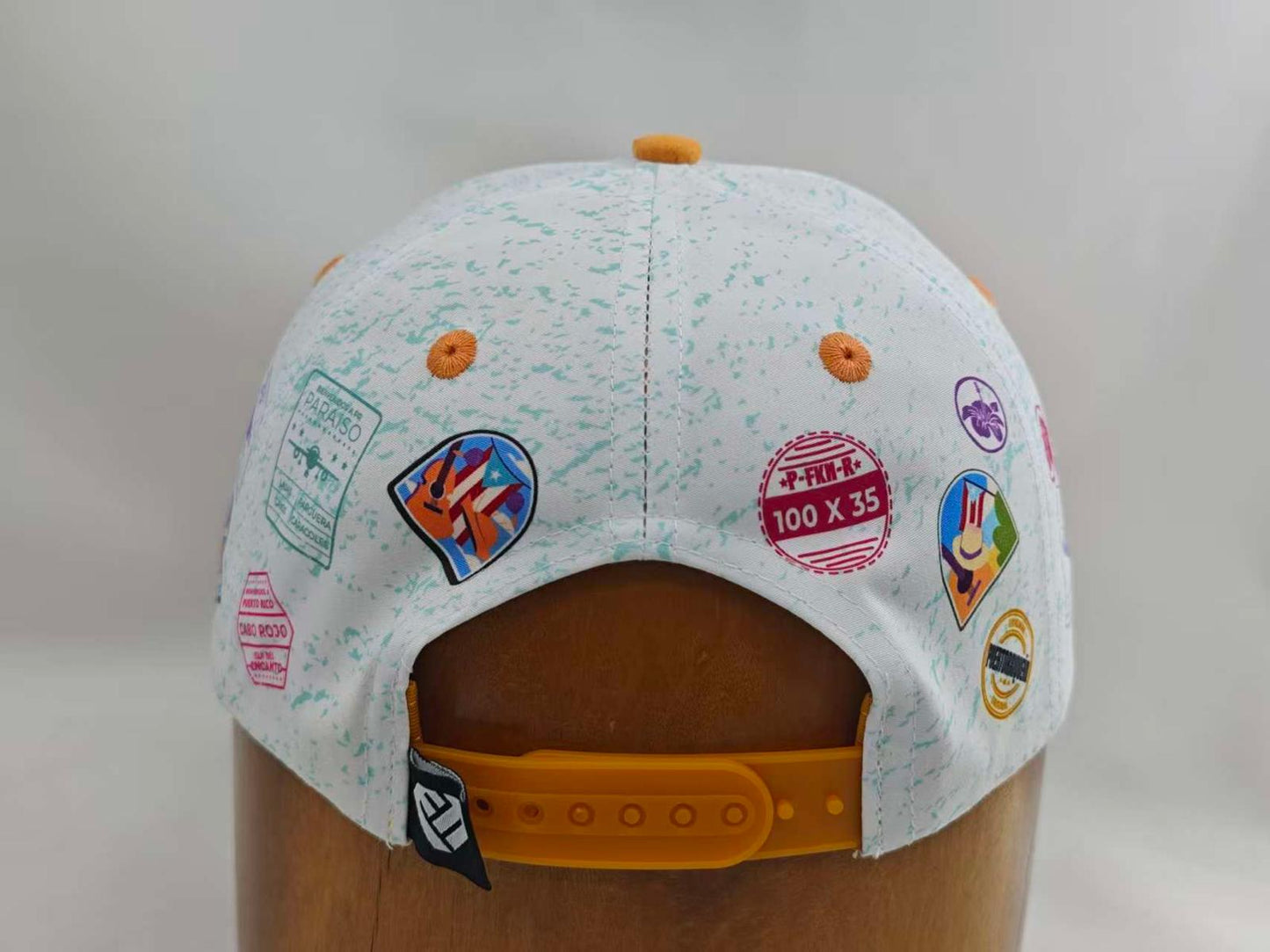 Bienvenidos Suede Gold Curved Visor Snap Back LIMITED EDITION