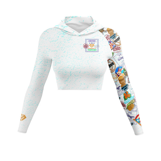 Bienvenidos Ladies Slim Fit CropTop Hoodie