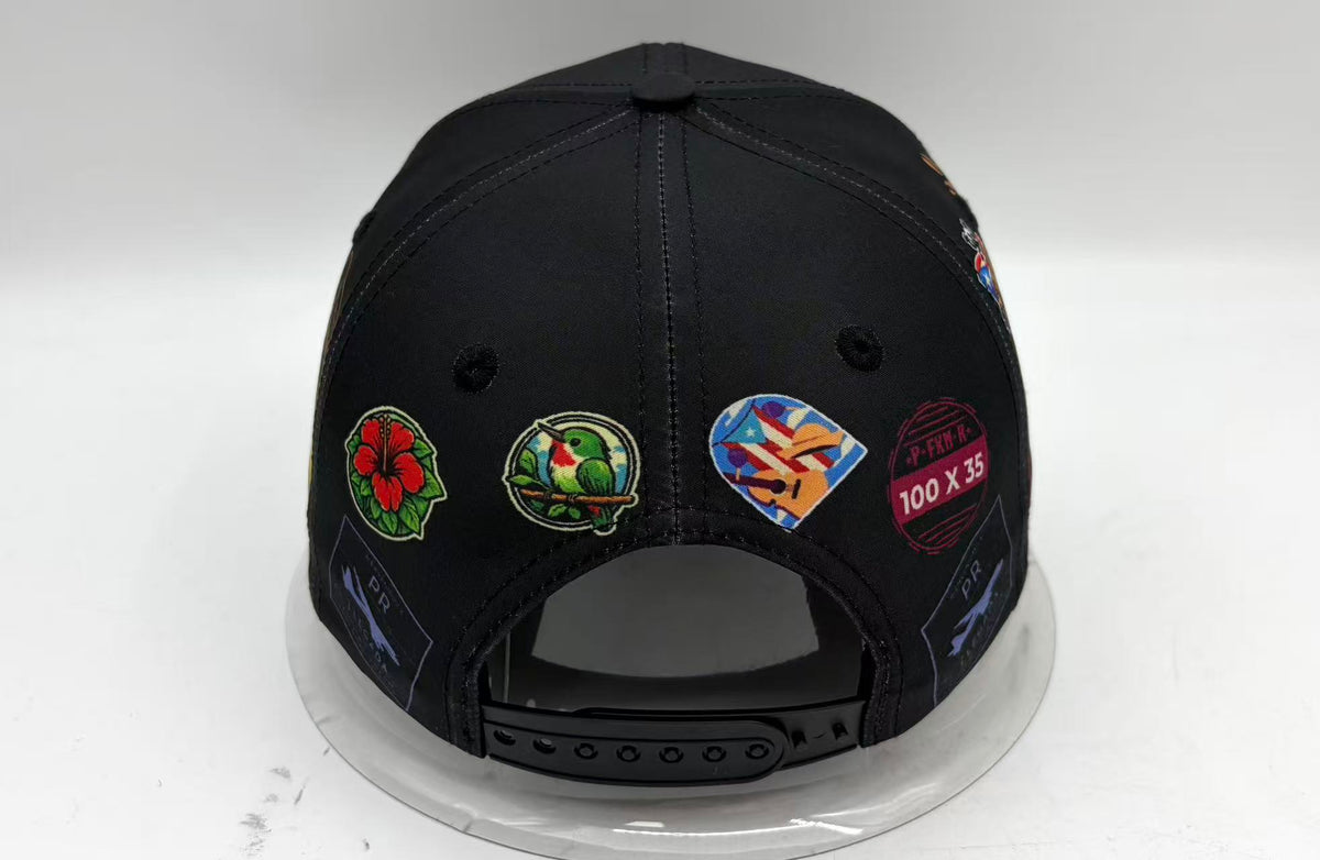 (Pre-Order) Bienvenidos 2.0  Curved Black Visor Snap Back (Ships by October 20th)