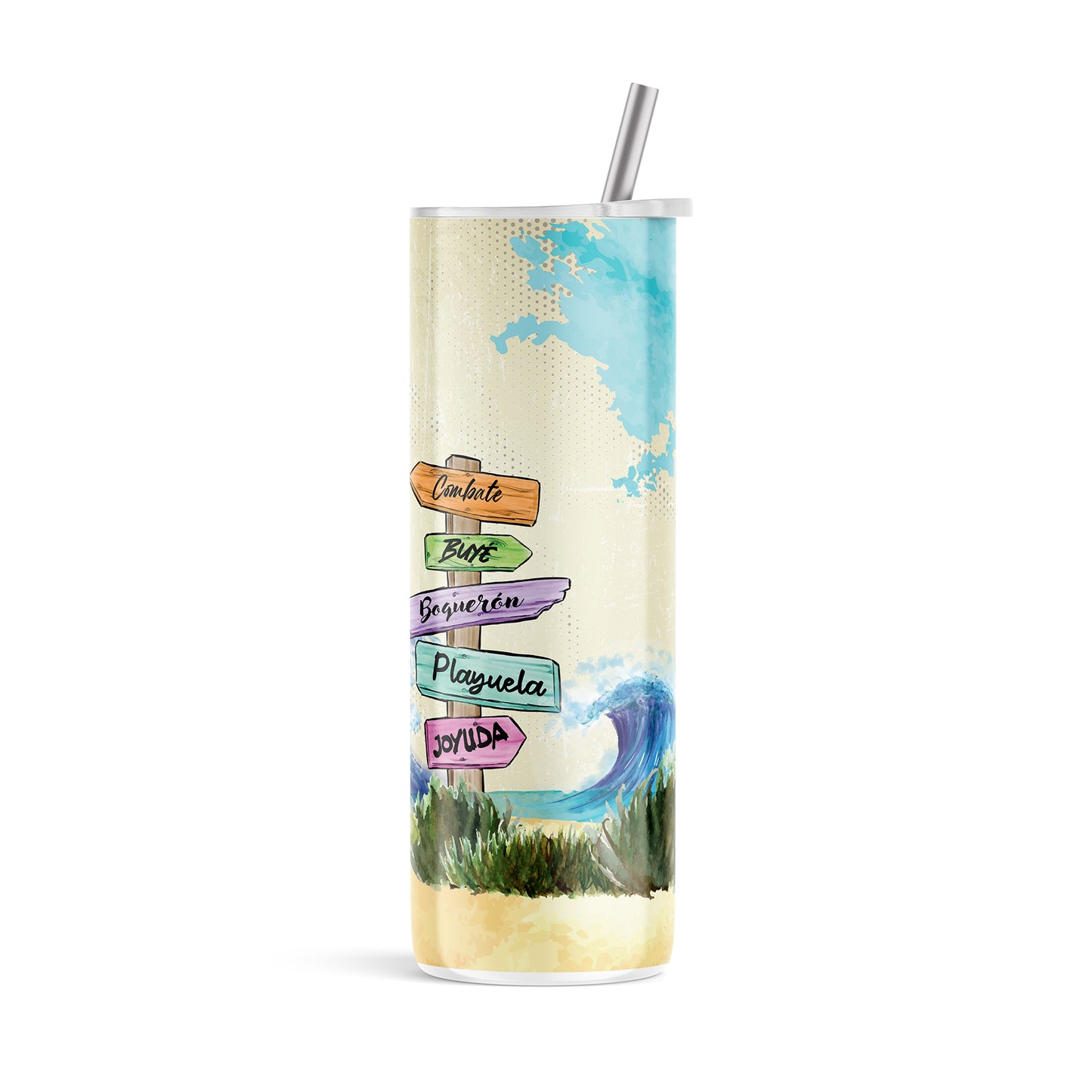 Cabo Rojo Straw Tumbler