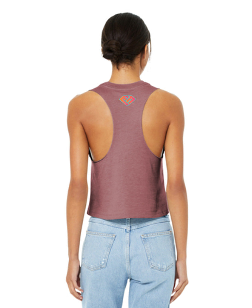 Crop Top Racer Back Tank