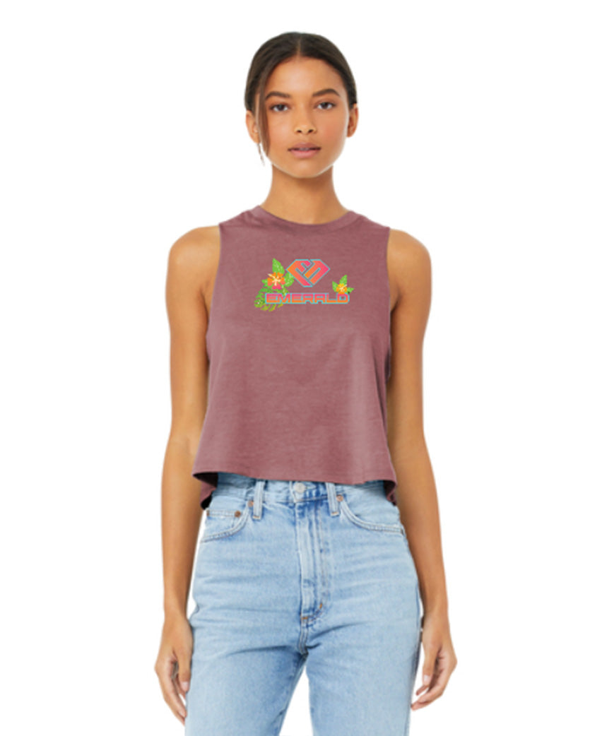 Crop Top Racer Back Tank