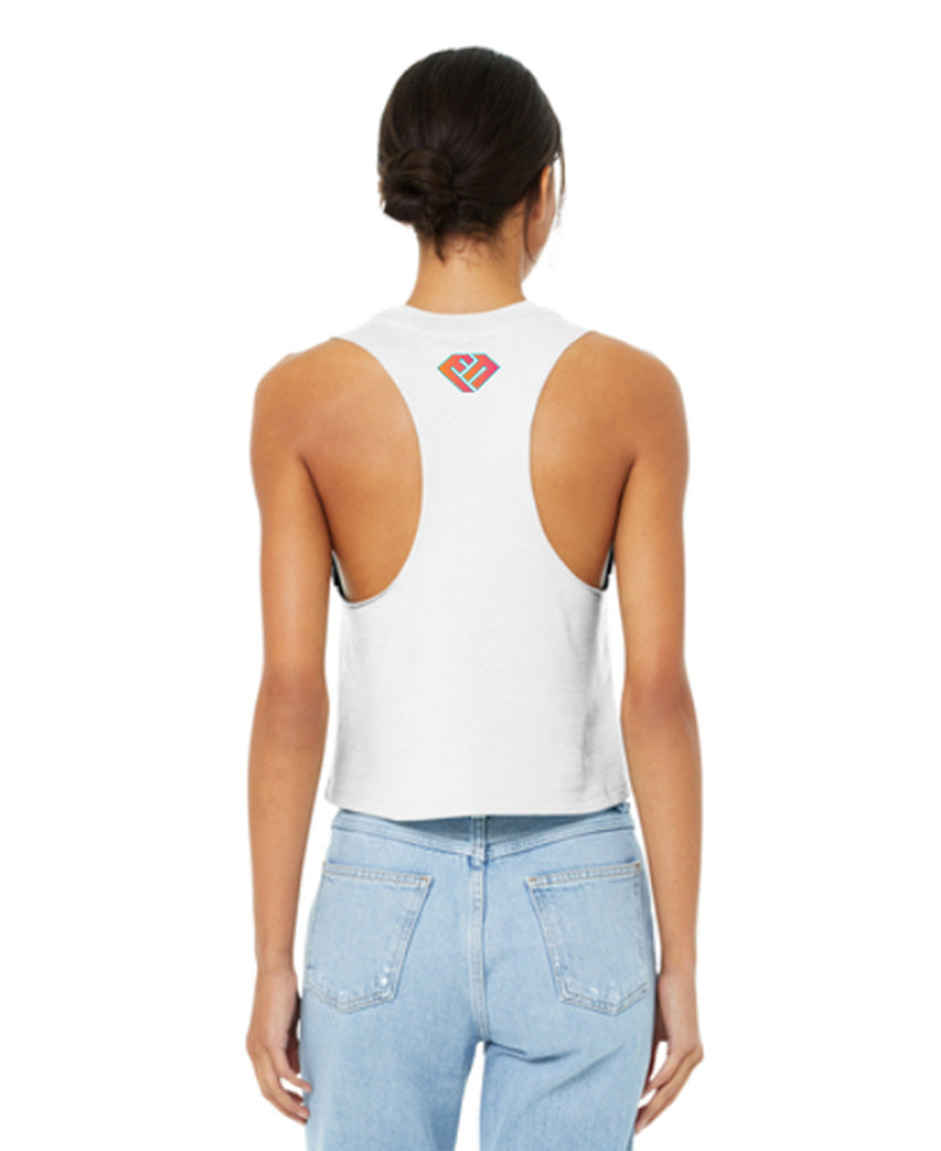 Crop Top Racer Back Tank