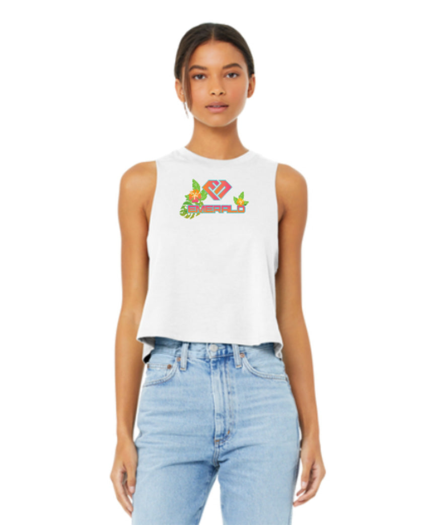 Crop Top Racer Back Tank