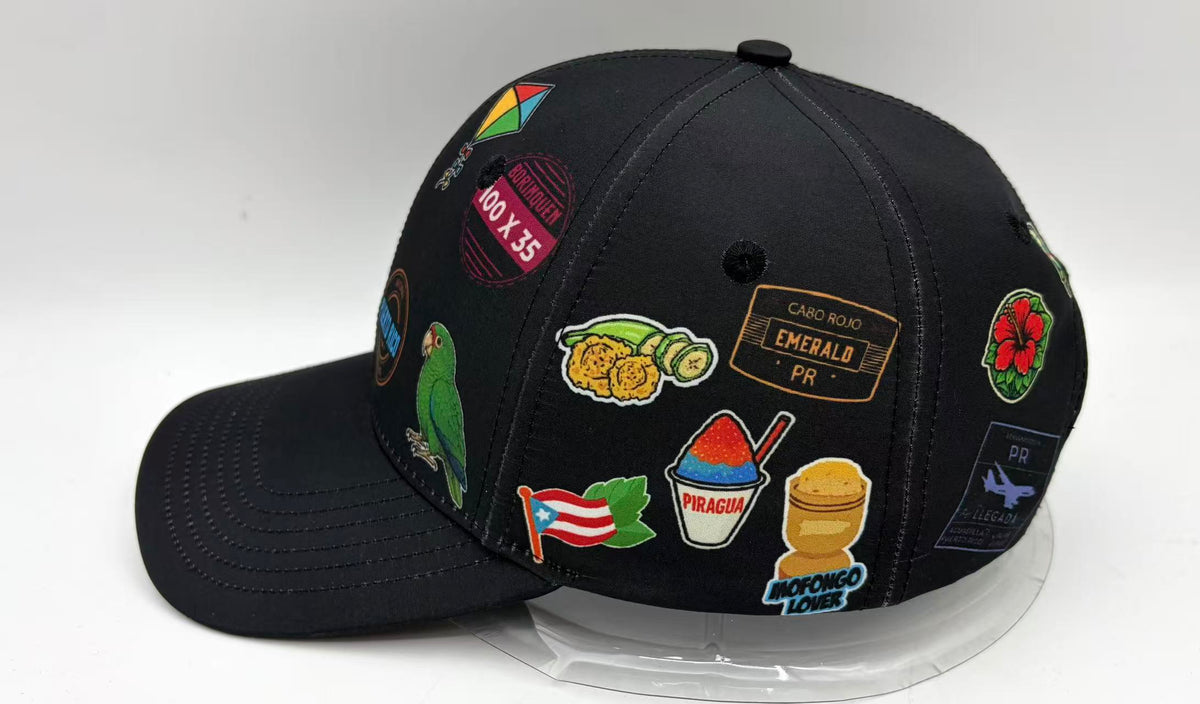 (Pre-Order) Bienvenidos 2.0  Curved Black Visor Snap Back (Ships by October 20th)