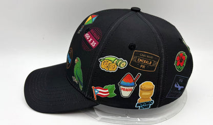 (Pre-Order) Bienvenidos 2.0  Curved Black Visor Snap Back (Ships by October 20th)