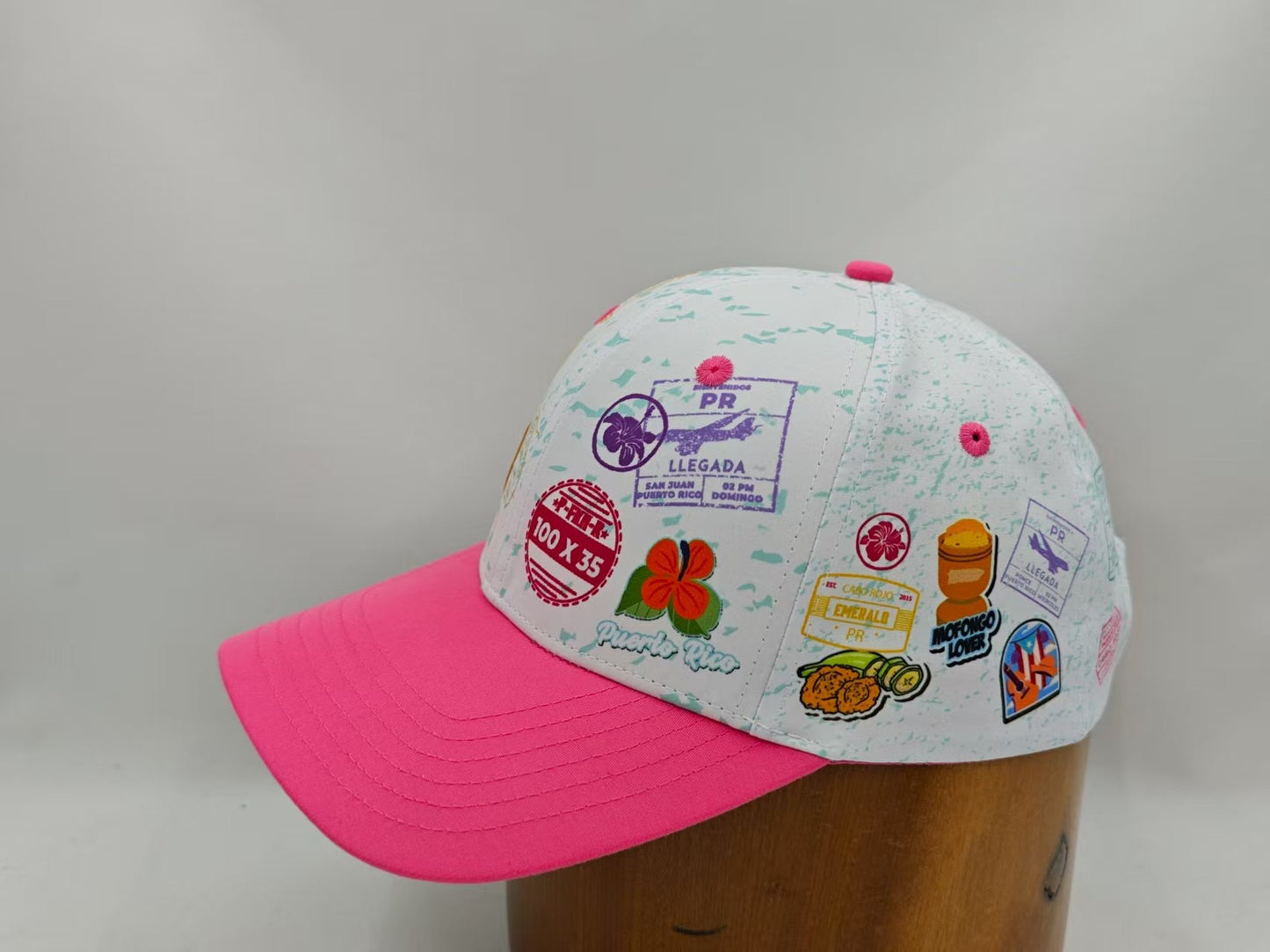 (Preorder) Bienvenidos PINK VISOR Snap Back (ships/pickup by October 5 - October 15)