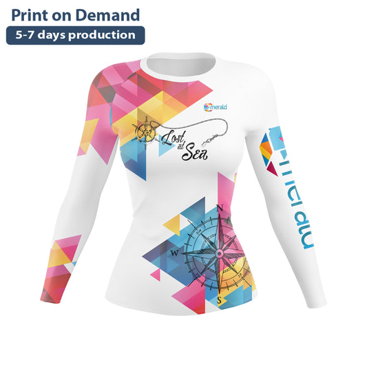 Lost at Sea Ladies Slim Fit Round neck