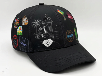 (Pre-Order) Bienvenidos 2.0  Curved Black Visor Snap Back (Ships by October 20th)