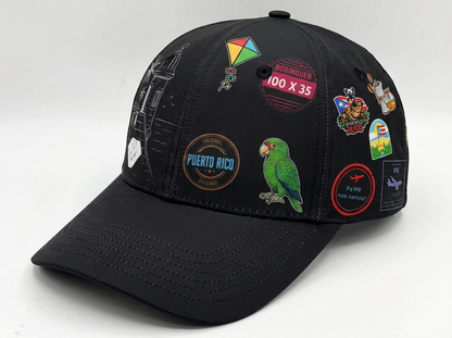 (Pre-Order) Bienvenidos 2.0  Curved Black Visor Snap Back (Ships by October 20th)
