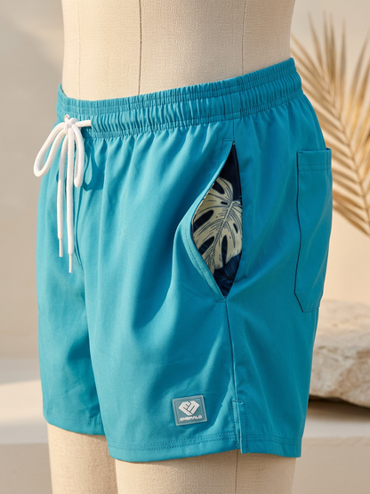 Swim Shorts – Highlight Blue Edition