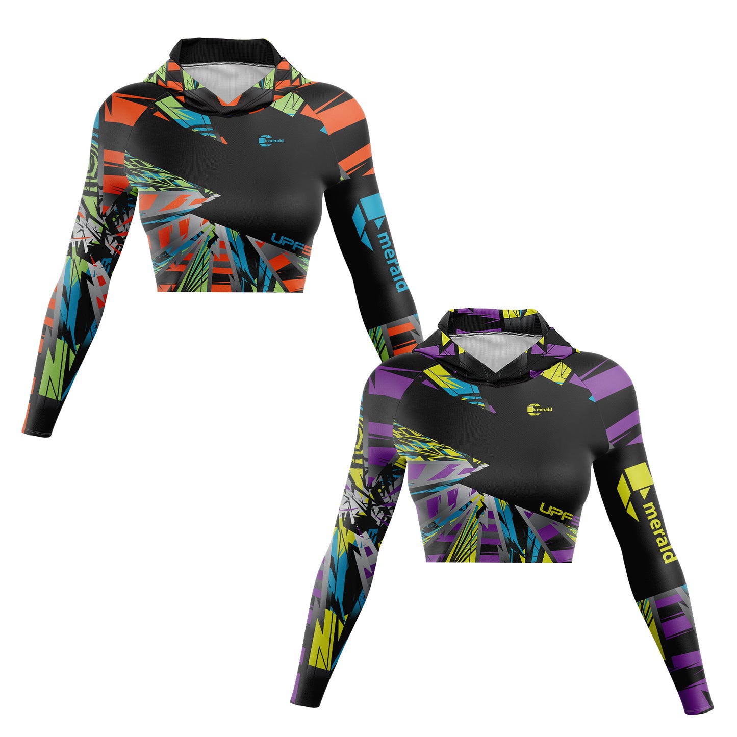 Vorti-C Hoodie Ladies Crop Top