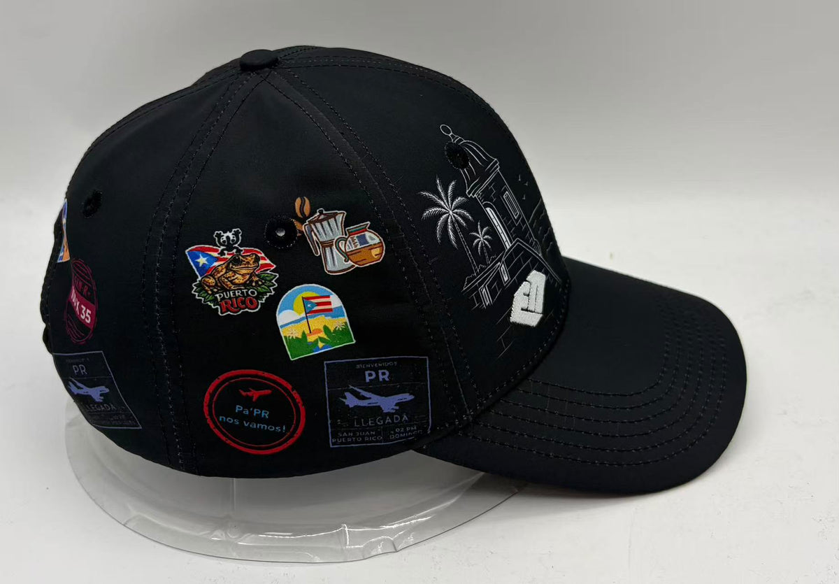 (Pre-Order) Bienvenidos 2.0  Curved Black Visor Snap Back (Ships by October 20th)