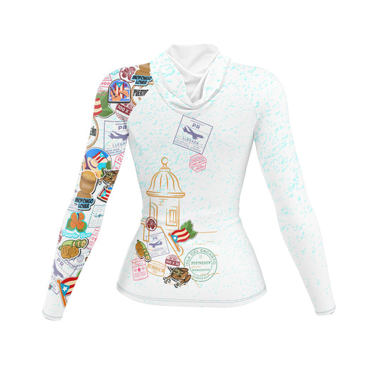 Bienvenidos Ladies Hoodie (Slim Fit)