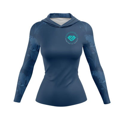 Monochromatic Ladies Slim Fit Hoodie