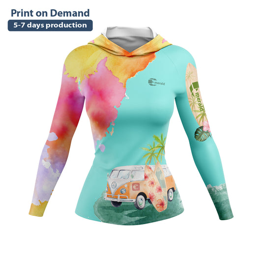 Surfing Spot LADIES HOODIE (SLIM FIT)