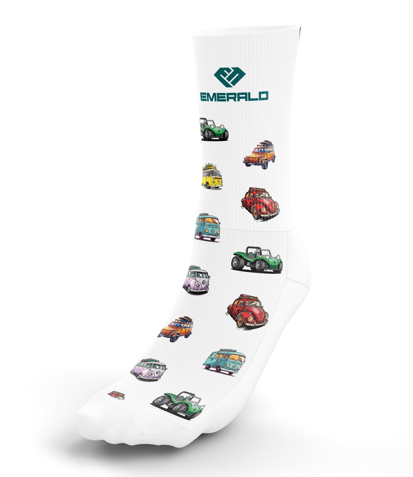 Volky Fever2024 Crew Sock White