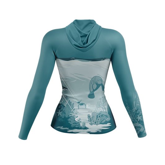 Deep Sea Ladies Slim Fit Hoodie