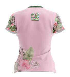 Tropical Bouquet Ladies Short Sleeve