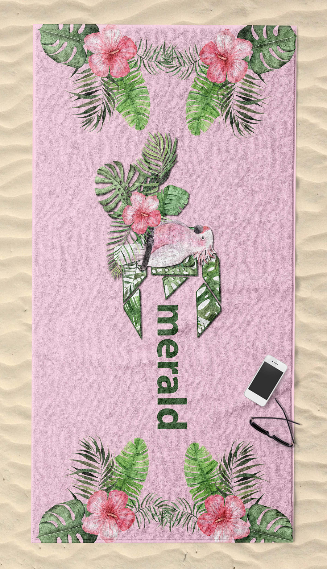 Tropical Bouquet Towel