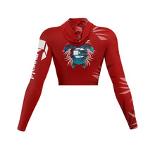 Load image into Gallery viewer, Carey Ladies Hoodie Crop Top