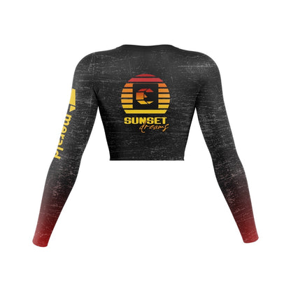 SUNSET LADIES Slim Fit Crop Top